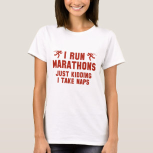 Camiseta Eu corro maratonas