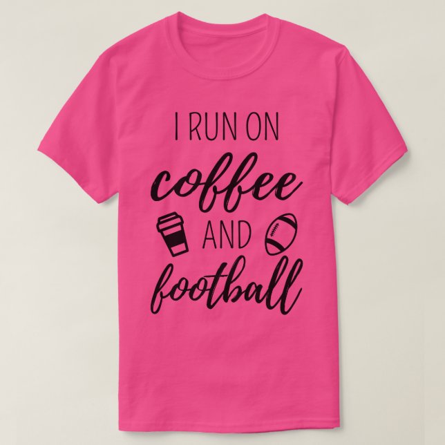 Camiseta Eu Corro No Café E Eu (Frente do Design)