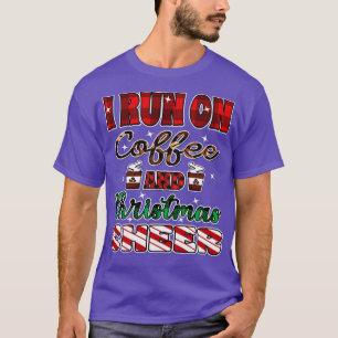 Camiseta eu corro no café e no Natal