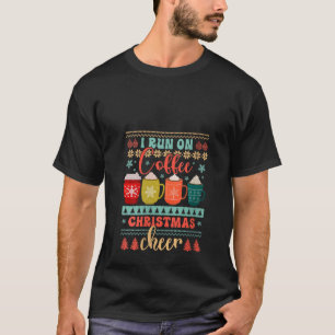 Camiseta Eu Corro No Café E No Natal Cheio Festivo Feio V