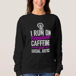 Camiseta Eu Corro No Feminismo Cafeine E No Gay Da Justiça