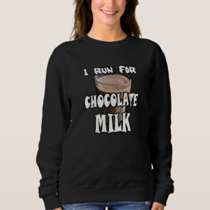 Camiseta Eu Corro por Leite de Chocolate Correndo