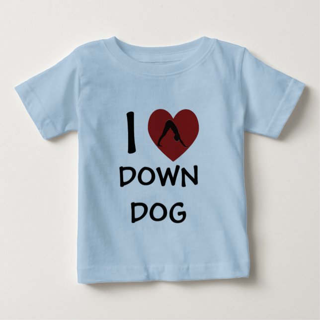 Camiseta Eu Corto Cachorro - Roupa De Yoga Bebê (Frente)