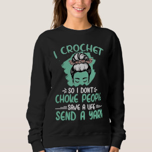 Camiseta Eu corto, então não engasgo Pessoas vovó mãe croc