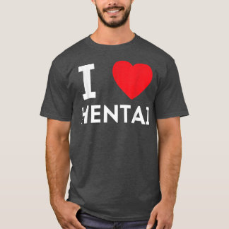 Camiseta Eu Corto Hentai Eu Amo Hentai