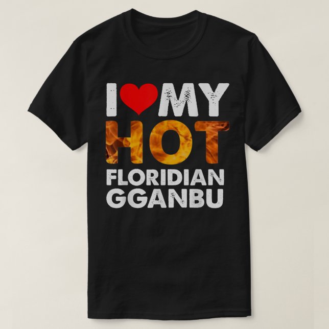 Camiseta Eu corto meu galã floridiano quente para amigos do (Frente do Design)