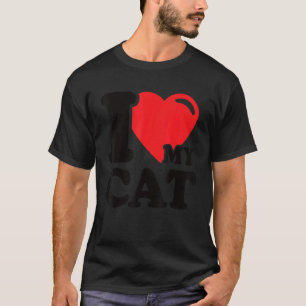 Camiseta Eu Corto Meu Gato Bonito Proprietário De Gatos Que
