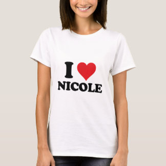 Camiseta Eu Corto Nicole Primeiro Nome Eu Adoro Stuf Person