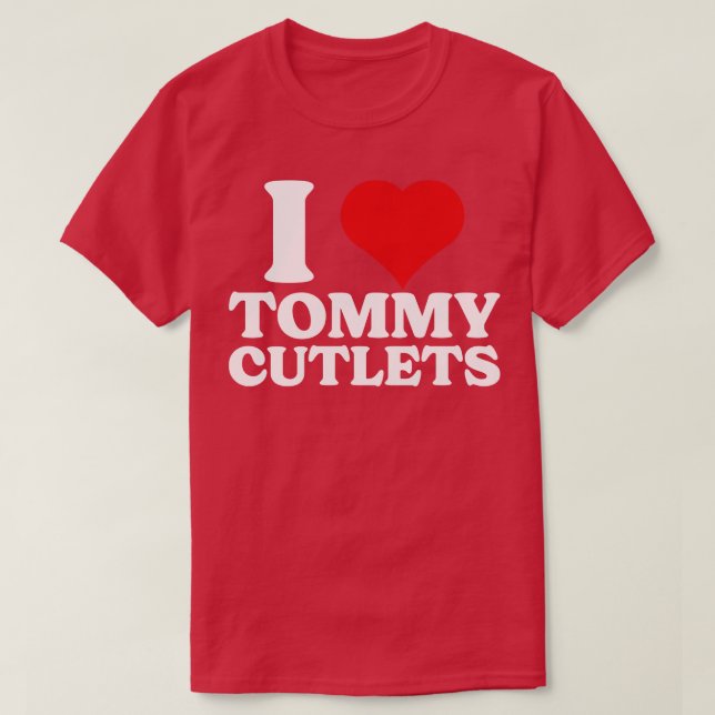 Camiseta Eu Corto Tommy DeVito Conhecido Como Tommy Cutlets (Frente do Design)