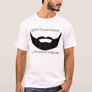 Camiseta Eu cresço minha própria barba