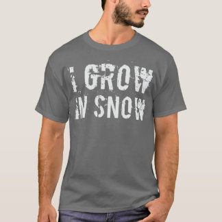 Camiseta Eu cresço na neve