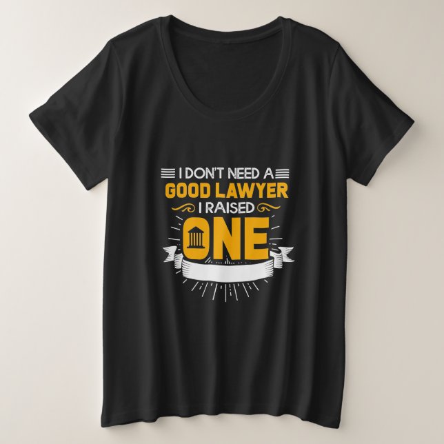 Camiseta Eu Criei Um Bom Advogado (Frente do Design)