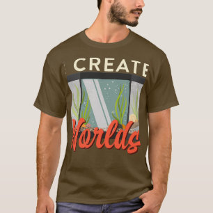 Camiseta Eu Crio Aquascaping Proprietário do Aquário do Mun