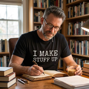 Camiseta Eu Crio Coisas - Escritor E Autor