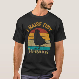 Camiseta Eu Crio Dinossauro  Animal Frango Retro Agricultor