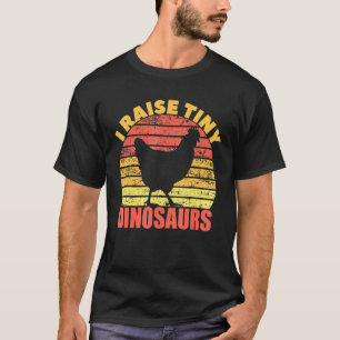 Camiseta Eu Crio Dinossauros Minúsculos Amante de Frango V