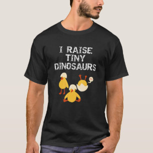Camiseta Eu Crio Dinossauros Minúsculos  Frango Dino 1