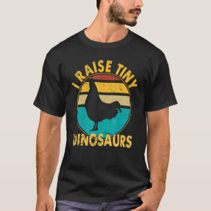 Camiseta Eu Crio Dinossauros Minúsculos Frango Eu Crio Dino