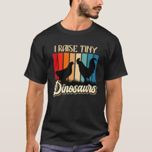 Camiseta Eu Crio Dinossauros Minúsculos Galinhas Pequenos D