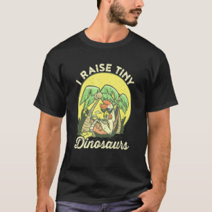 Camiseta Eu Crio Dinossauros Minúsculos Relaxe Amor de Fran