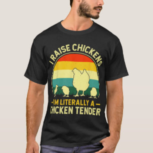 Camiseta Eu Crio Frangos Para Homens Mulheres Pintinhos Fra