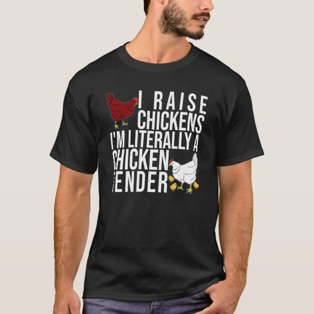 Camiseta Eu Crio Galinhas Eu Literalmente Sou Um Provedor d (Frente)