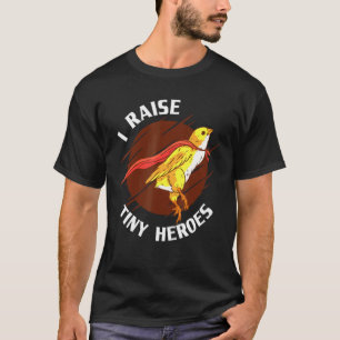 Camiseta Eu Crio Heróis Minúsculos Amante de Frango