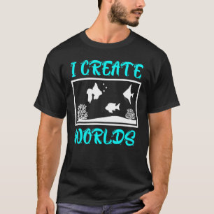Camiseta Eu Crio Mundos Aquário Aquário