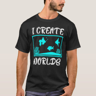 Camiseta Eu Crio Mundos Aquário Aquário
