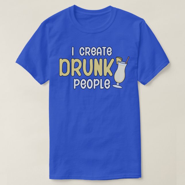 Camiseta Eu crio pessoas bebados (Frente do Design)