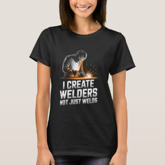 Camiseta Eu Crio Soldadores Não Apenas Soldas Professor de 