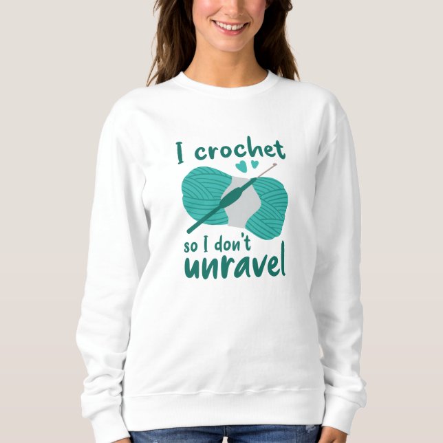 Camiseta Eu Crochê Para Não Desmanchar (Frente)