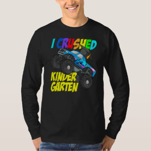 Camiseta Eu Cruzei o Jardim de Infância Monstro do Caminhão