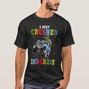 Camiseta Eu Cruzei Um Caminhão De Monstro De Dino Cortês De