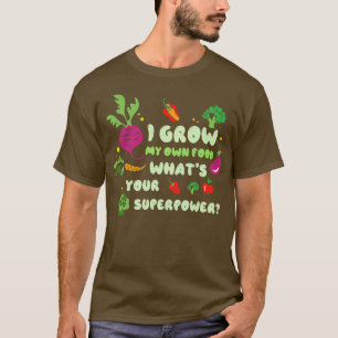 Camiseta Eu Culpo Minha Própria Comida Que Seu Gardener De 