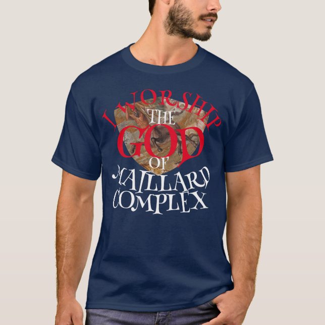 CAMISETA EU CULTO O DEUS DO COMPLEXO DE MAILLARD (Frente)