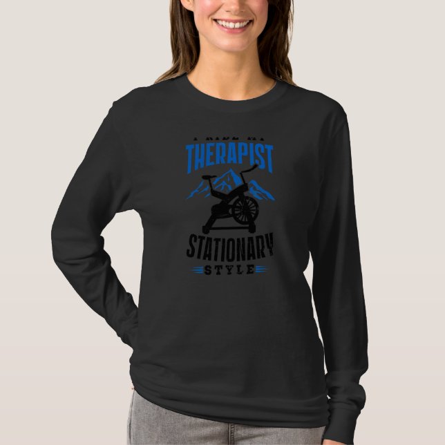 Camiseta Eu Curso O Meu Terapêutico A Girar (Frente)