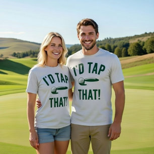 Camiseta Eu Daria Um Tacada! Piada Engraçada de Golfe