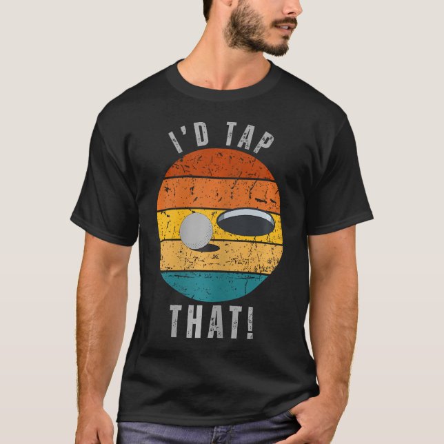 Camiseta EU Daria Um Toque Naquele Golfe Sarcástico e Diver (Frente)