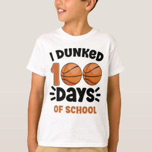 Camiseta Eu dava 100 dias de escola de basquete