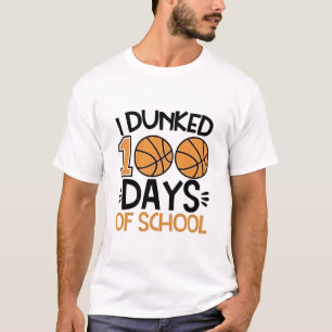Camiseta Eu dava 100 dias de jogador de basquete na escola