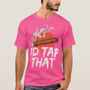 Camiseta Eu Dava Um Toque Para Um Fumador De Cigarros