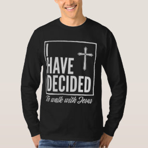 Camiseta Eu Decidi Caminhar Com Jesus Batismo Dando Um