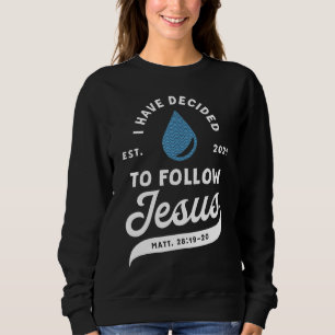 Camiseta Eu Decidi Seguir Jesus Batizado De Ch