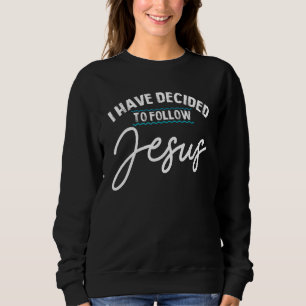Camiseta Eu Decidi Seguir Jesus no Batismo Novo Crente