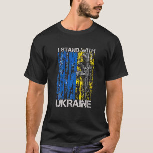 Camiseta Eu Defendo A Ucrânia A Apoiar A Ucrânia Fla Ucrani