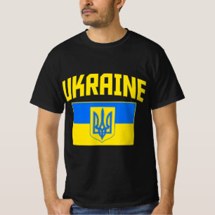 Camiseta Eu Defendo A Ucrânia Levantando A Mão Ukrai