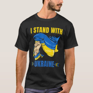 Camiseta Eu Defendo A Ucrânia Que A Ucrânia Apoia A Ucrânia