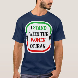 Camiseta Eu Defendo As Mulheres Do Irã A Liberdade De Vida