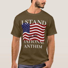 Camiseta Eu defendo o hino nacional